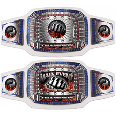 Championship Belt - "Main Event" Silver 
